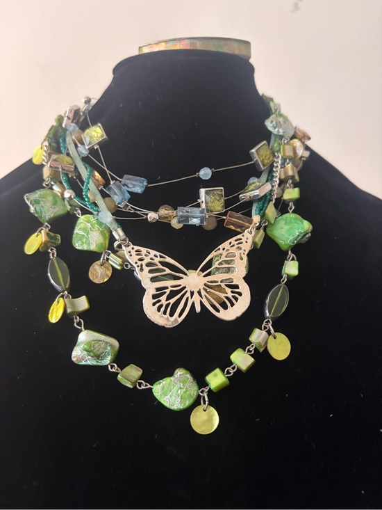 Jewelry - 🦋 Y2K FAIRYCORE GREEN JEWELRY LOT 🍃✨